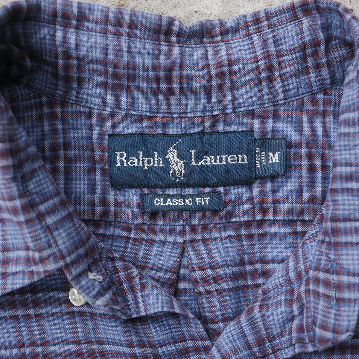Polo Ralph Lauren Flannel Button Up Shirt - 90s (M)