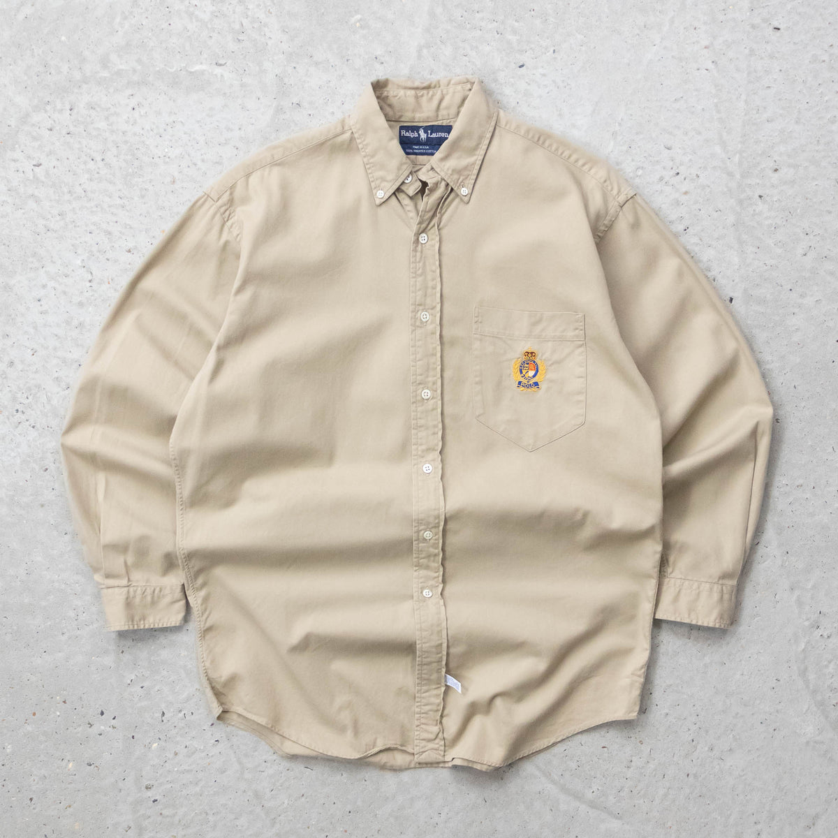 Polo Ralph Lauren Crest Button Up Shirt – 90s (M)