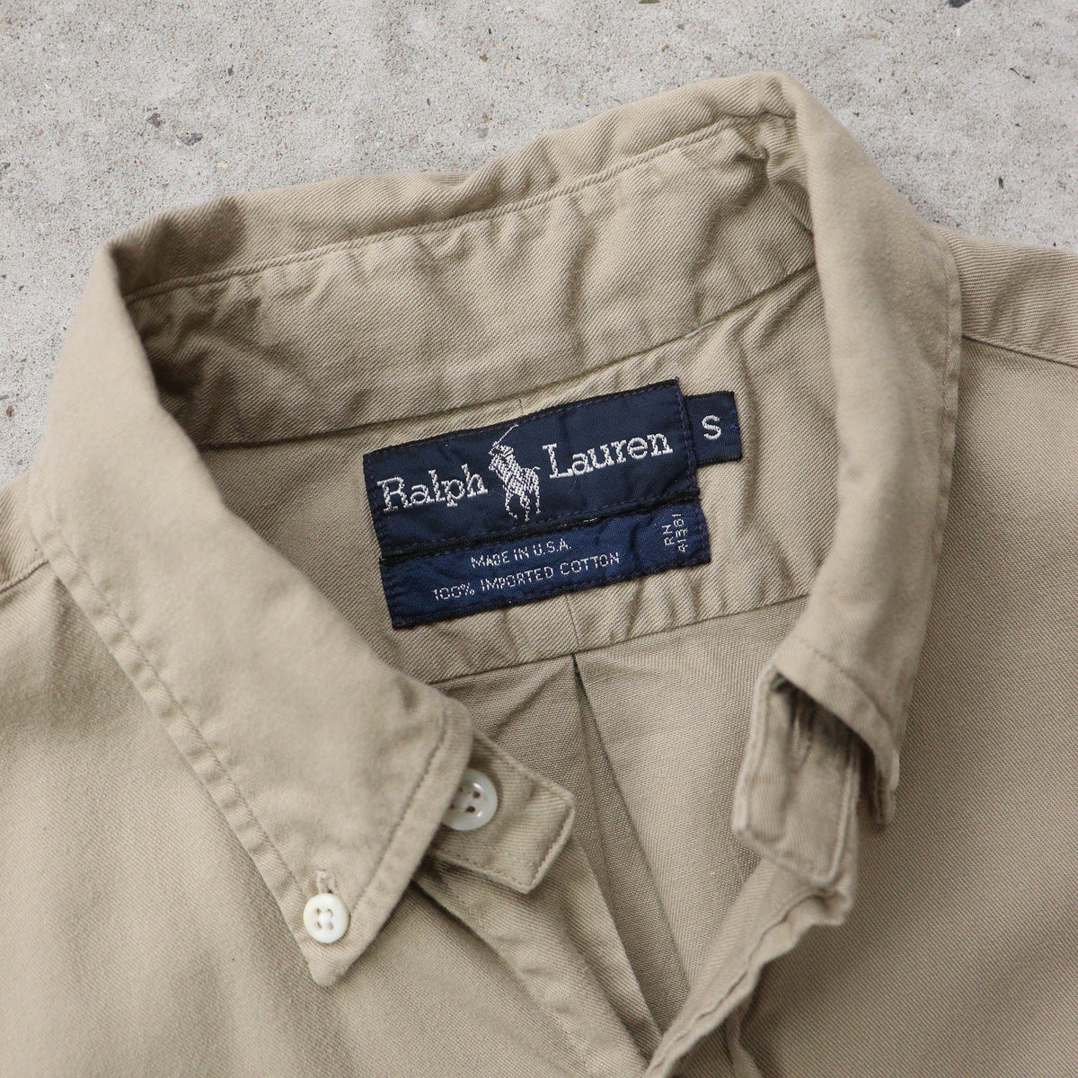 Polo Ralph Lauren Crest Button Up Shirt – 90s (M)