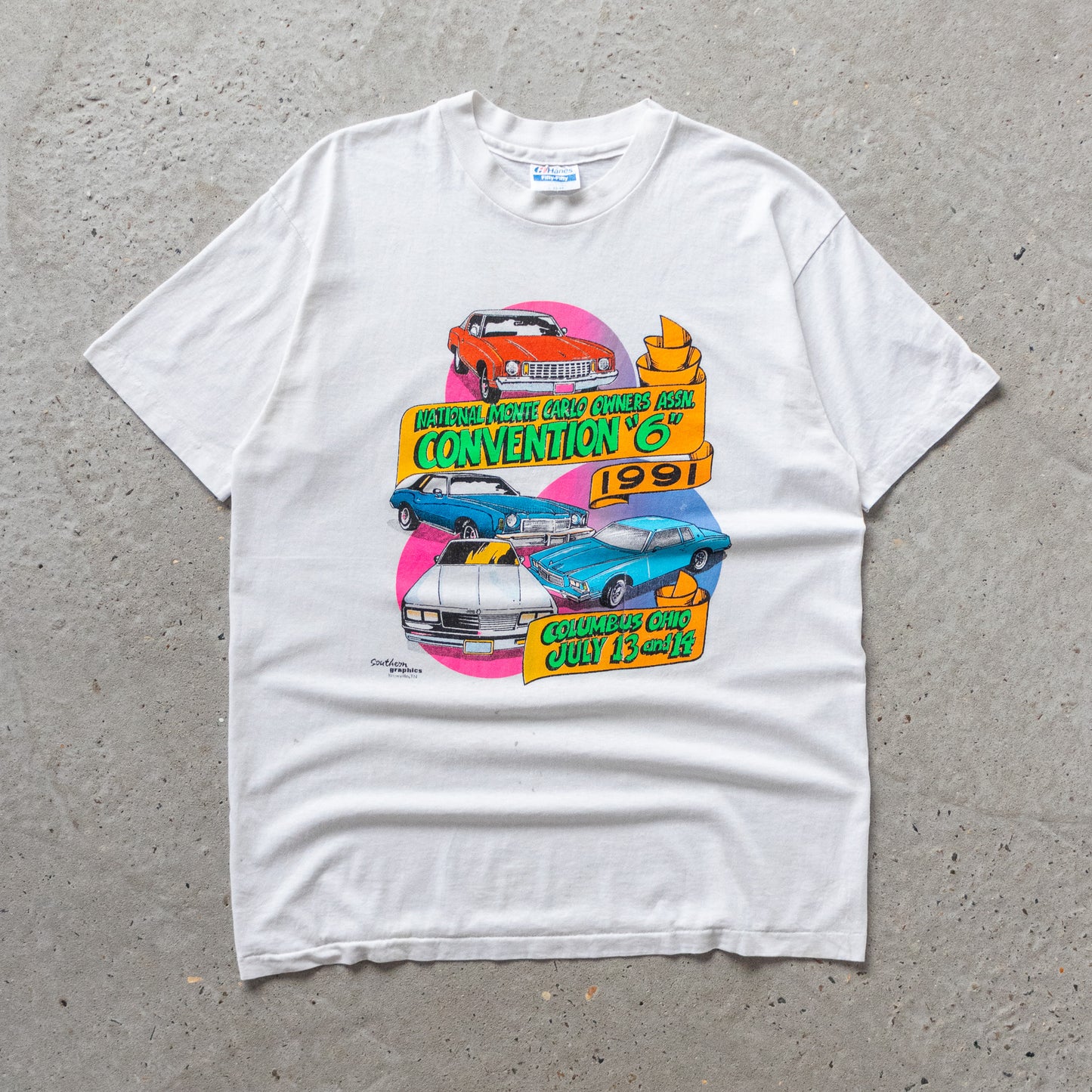 Vintage 1991 Chevrolet Monte Carlo Tee - L - AL Vintage