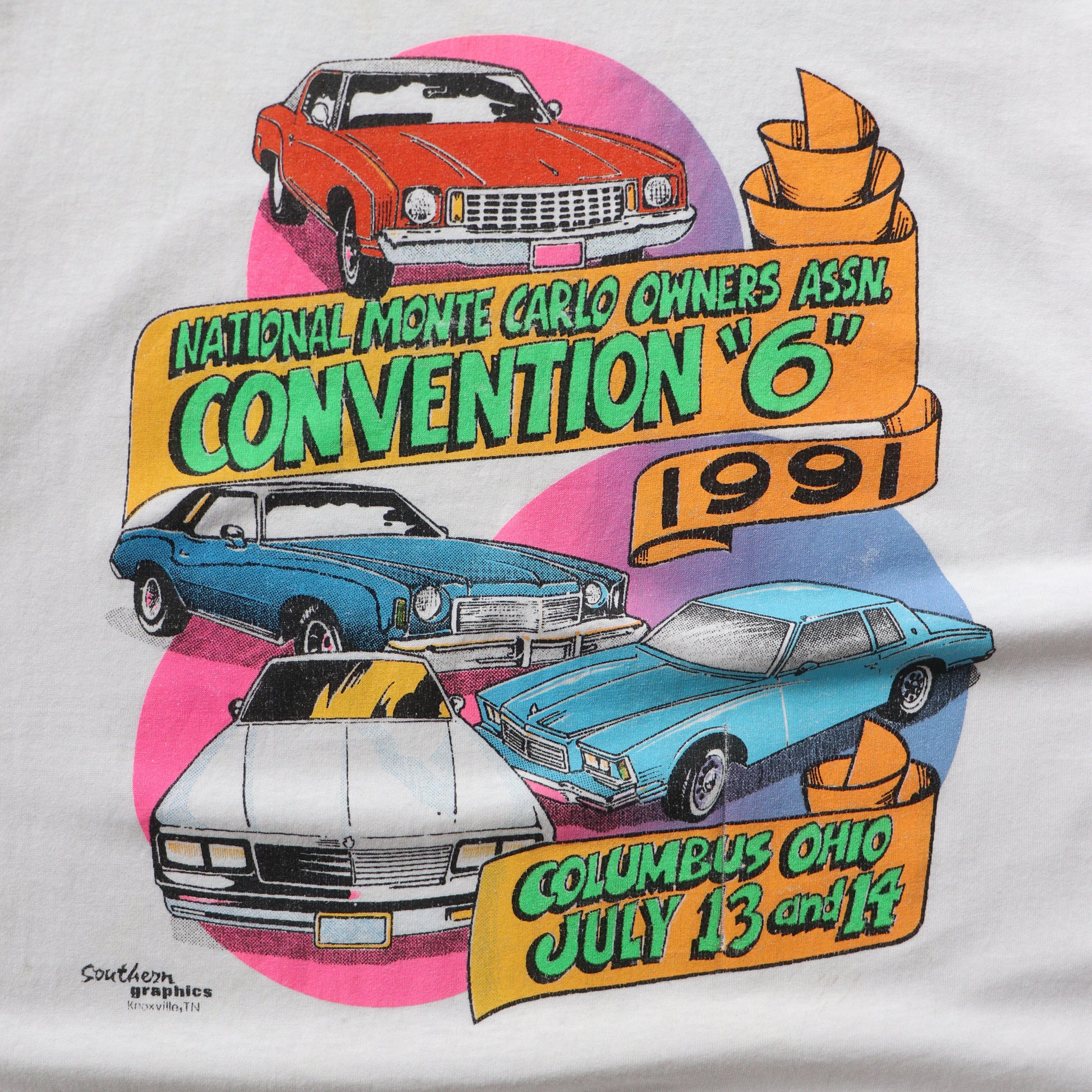 Vintage 1991 Chevrolet Monte Carlo Tee - L - AL Vintage