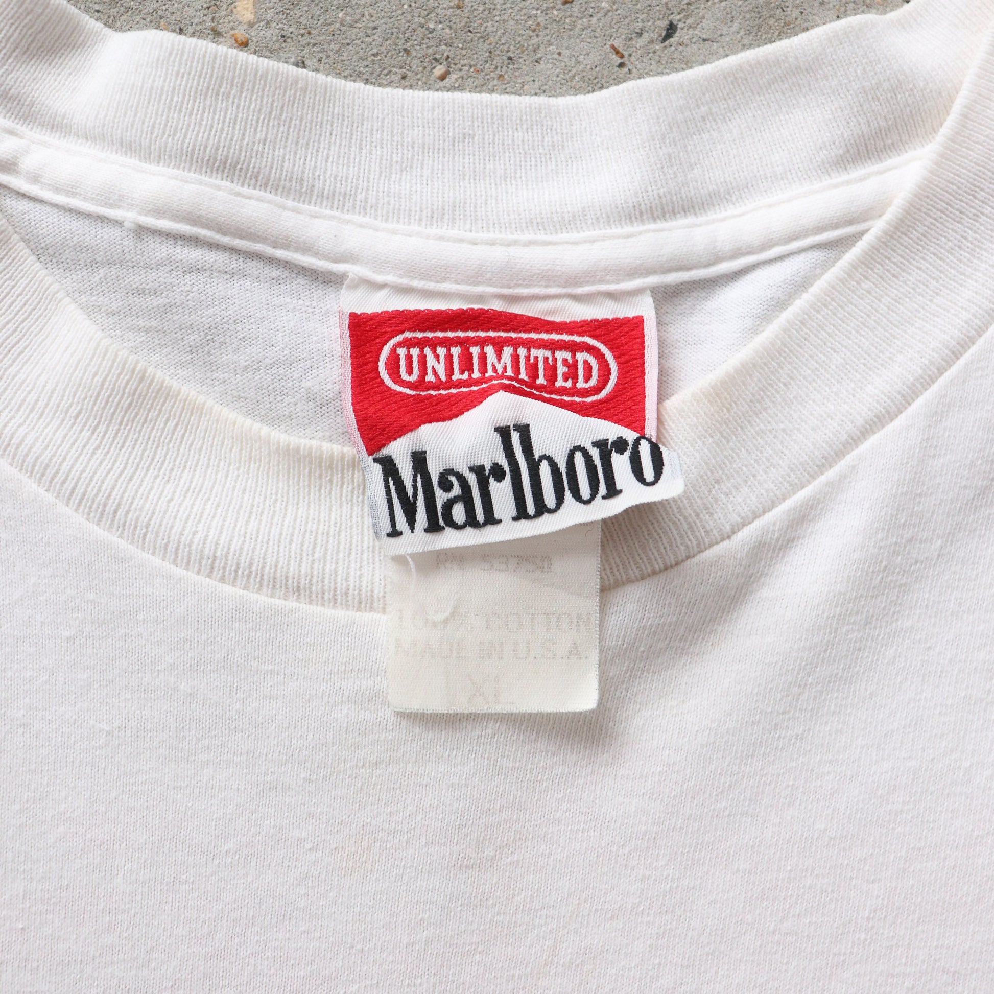 Vintage 90s Marlboro Unlimited Map Tee - XL - AL Vintage