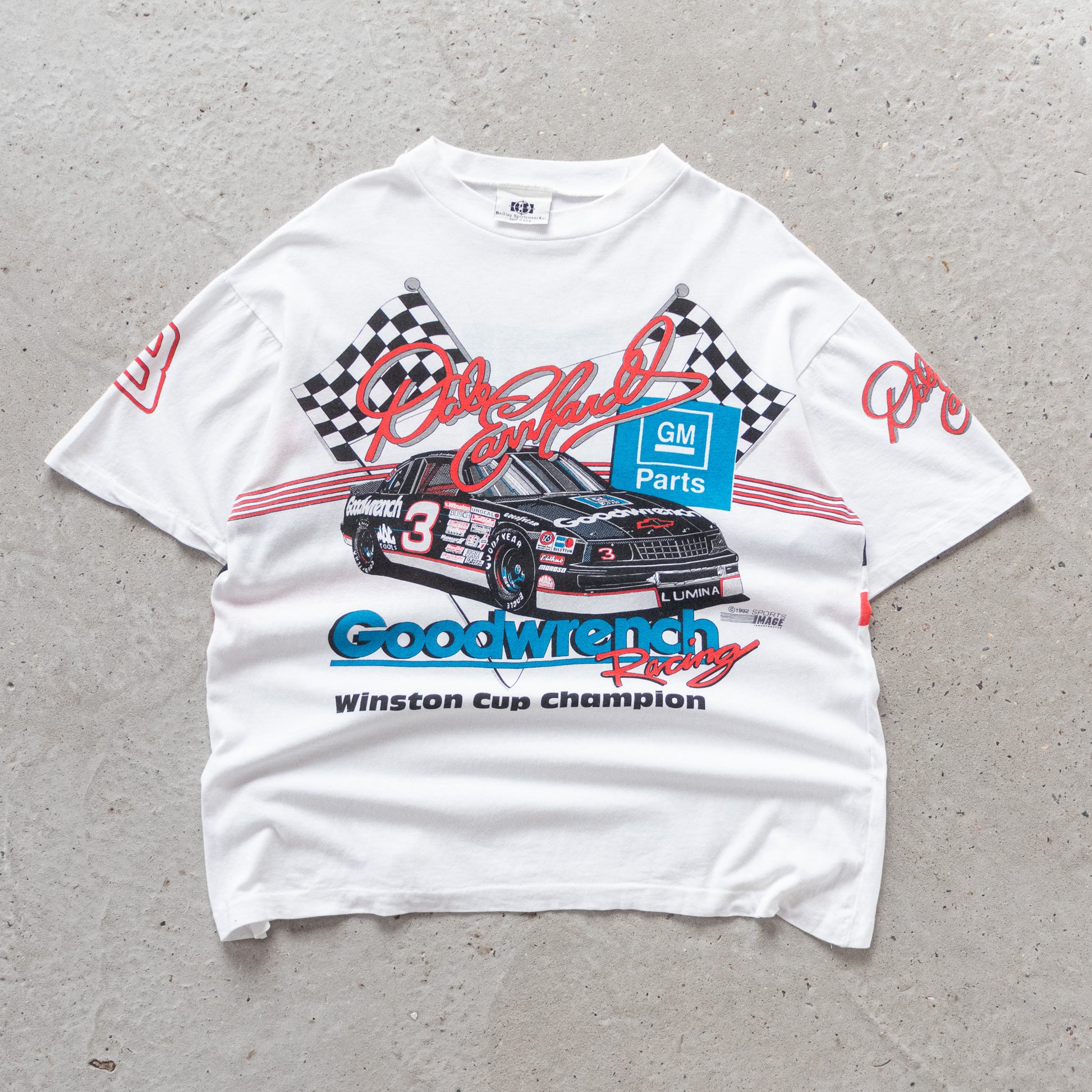 Vintage 1992 Dale Earnhardt Goodwrench NASCAR Tee - XL - AL Vintage