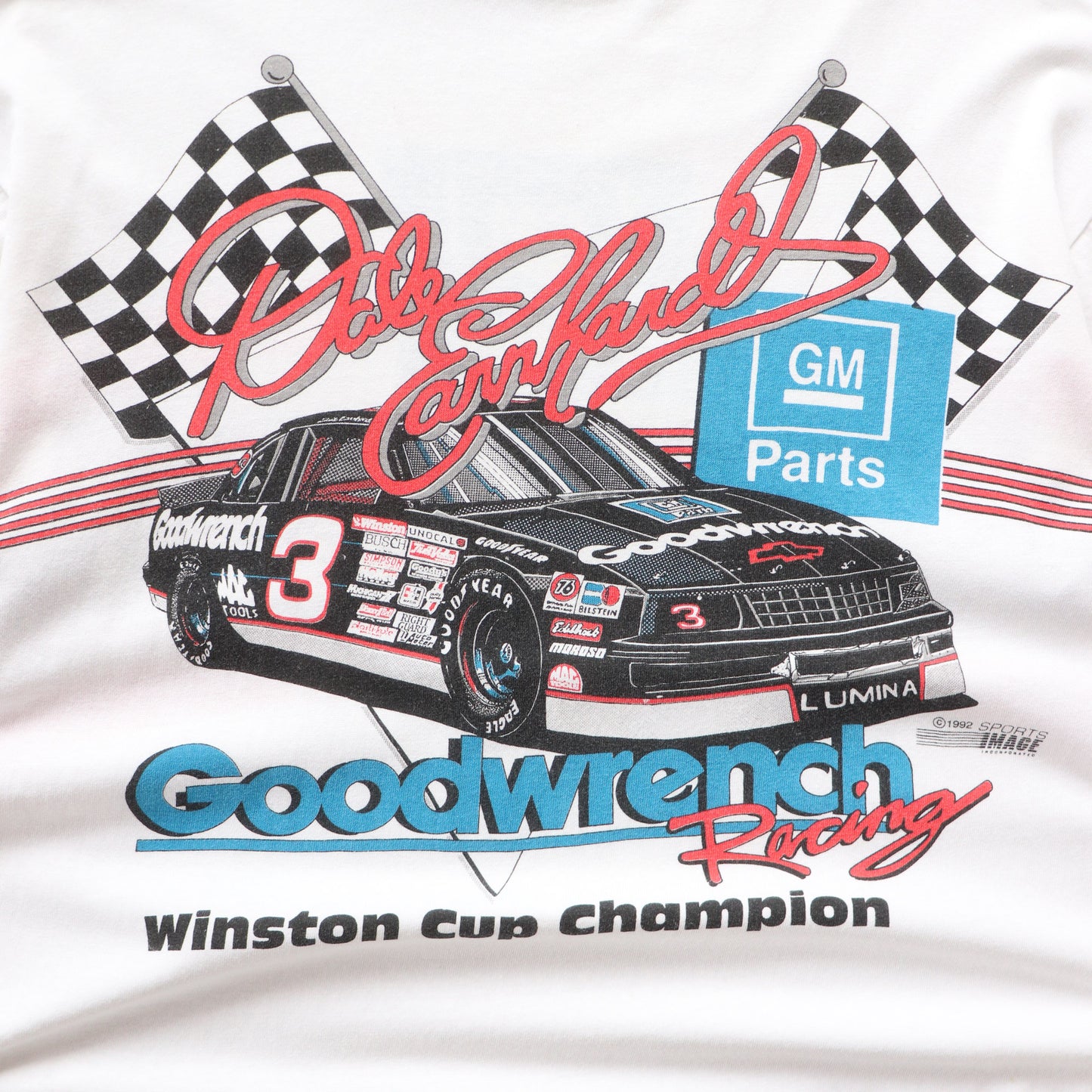 Vintage 1992 Dale Earnhardt Goodwrench NASCAR Tee - XL - AL Vintage