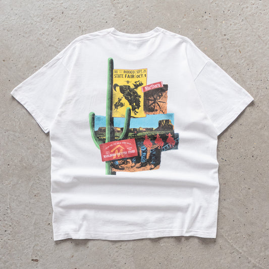 Vintage 90s Marlboro State Fair Rodeo Tee - XL