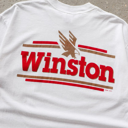 Vintage 90s Winston Cigarettes Logo Tee - XL
