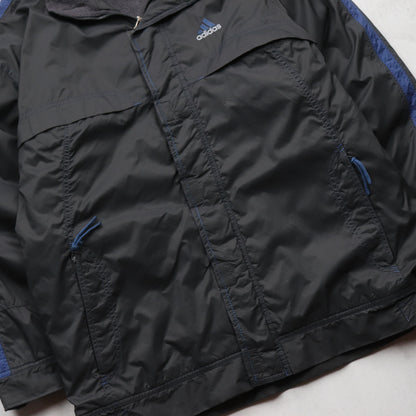 Vintage 90s Adidas Fleece Lined Heavy Jacket - L
