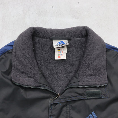 Vintage 90s Adidas Fleece Lined Heavy Jacket - L