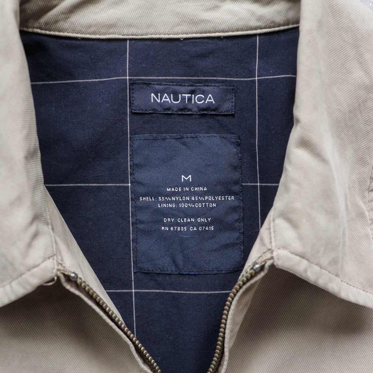 Nautica Plaid Lined Harrington Jacket - 2000s (M)