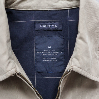 Nautica Plaid Lined Harrington Jacket - 2000s (M)