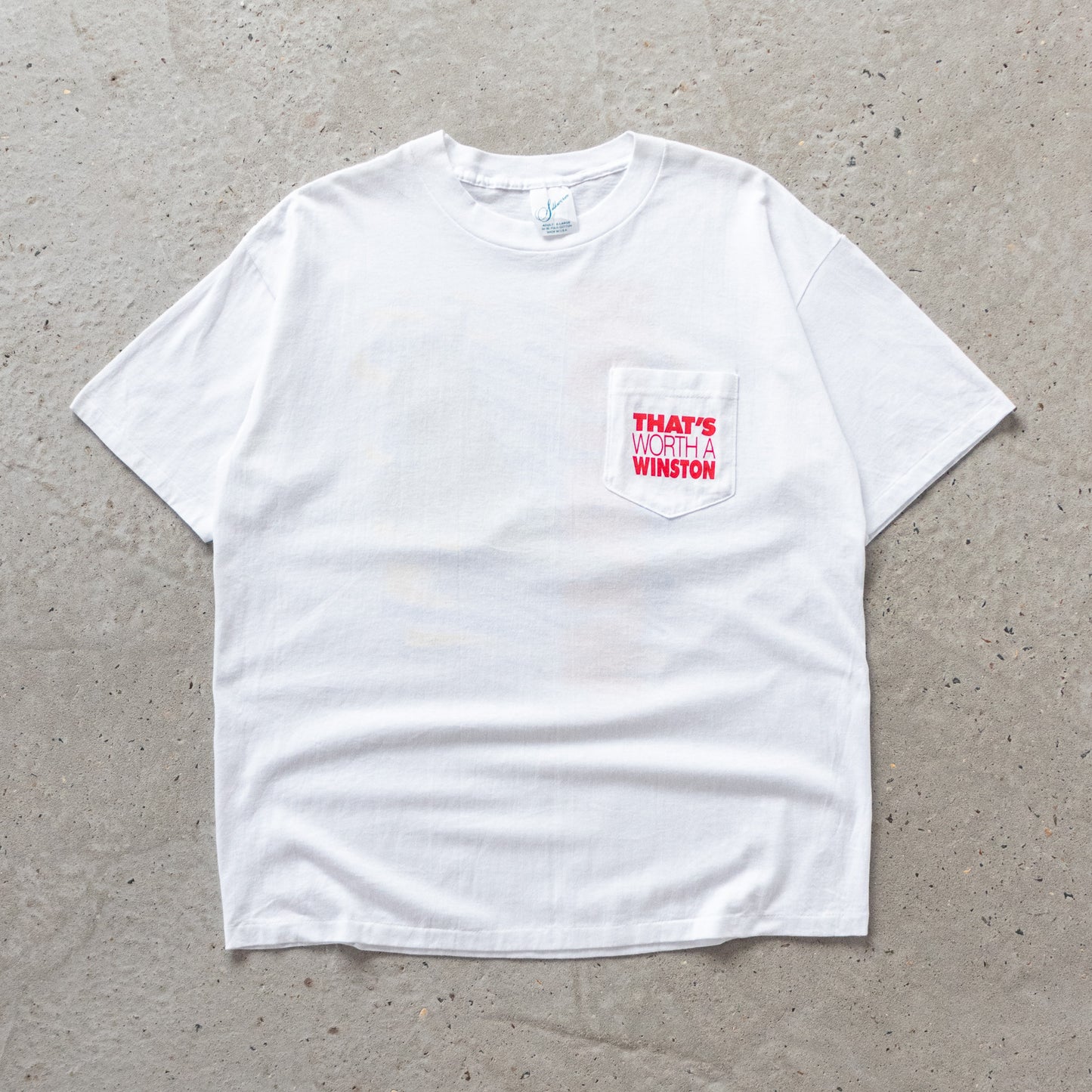 Vintage 90s Winston Cigarettes 'Worth A Winston' Tee - XL - AL Vintage