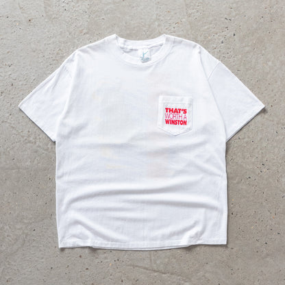Vintage 90s Winston Cigarettes 'Worth A Winston' Tee - XL - AL Vintage