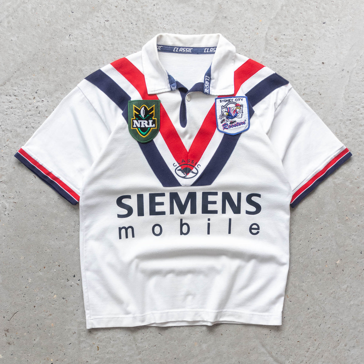 Sydney City Roosters Away NRL Classic Jersey - 1998 (M)