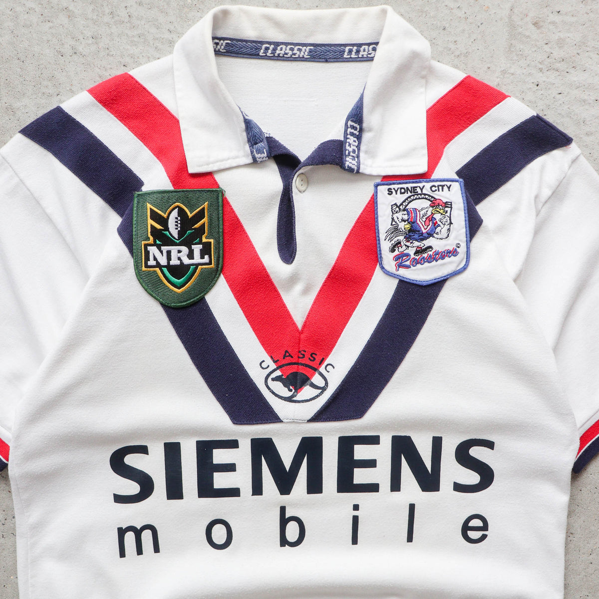 Sydney City Roosters Away NRL Classic Jersey - 1998 (M)