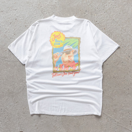 Vintage 90s Camel Cigarettes 'Joes Beach Club' Tee - XL - AL Vintage