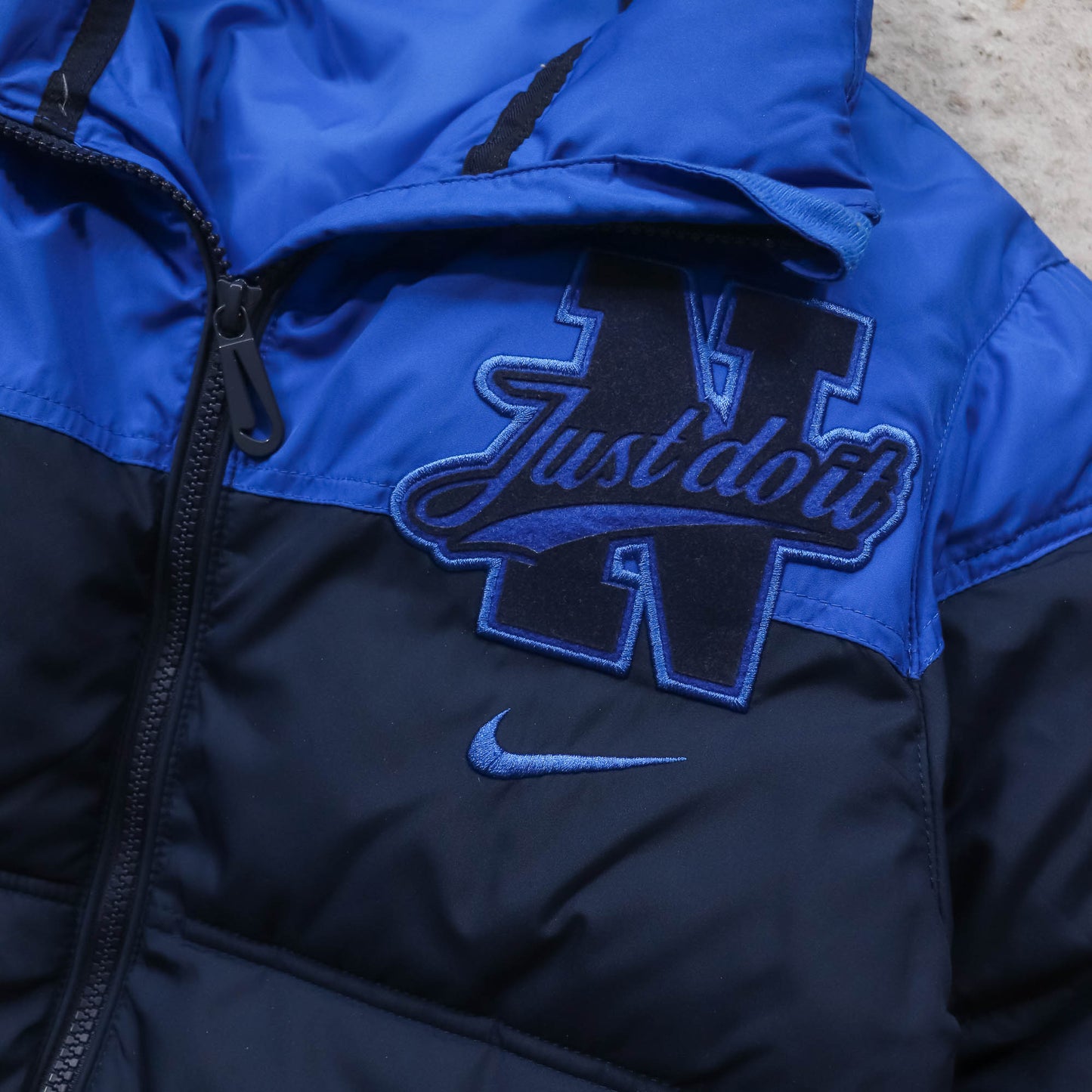 Nike Two-Tone Puffer Jacket - 2000s (Women's XS)