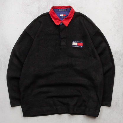 Vintage 90s Tommy Hilfiger Fleece Sweatshirt - L