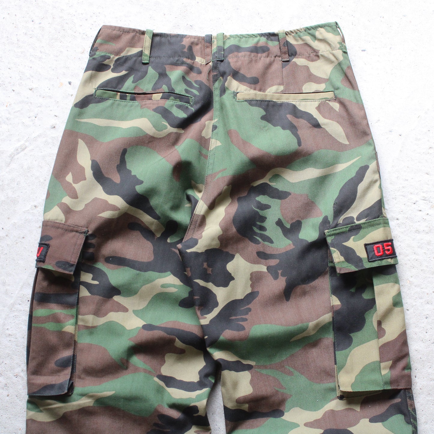 Vintage 90s FUBU Camo Cargo Pants - 28