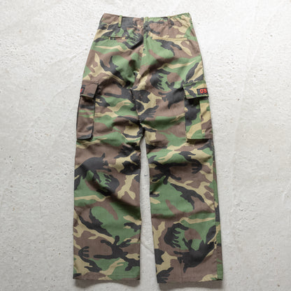 Vintage 90s FUBU Camo Cargo Pants - 28