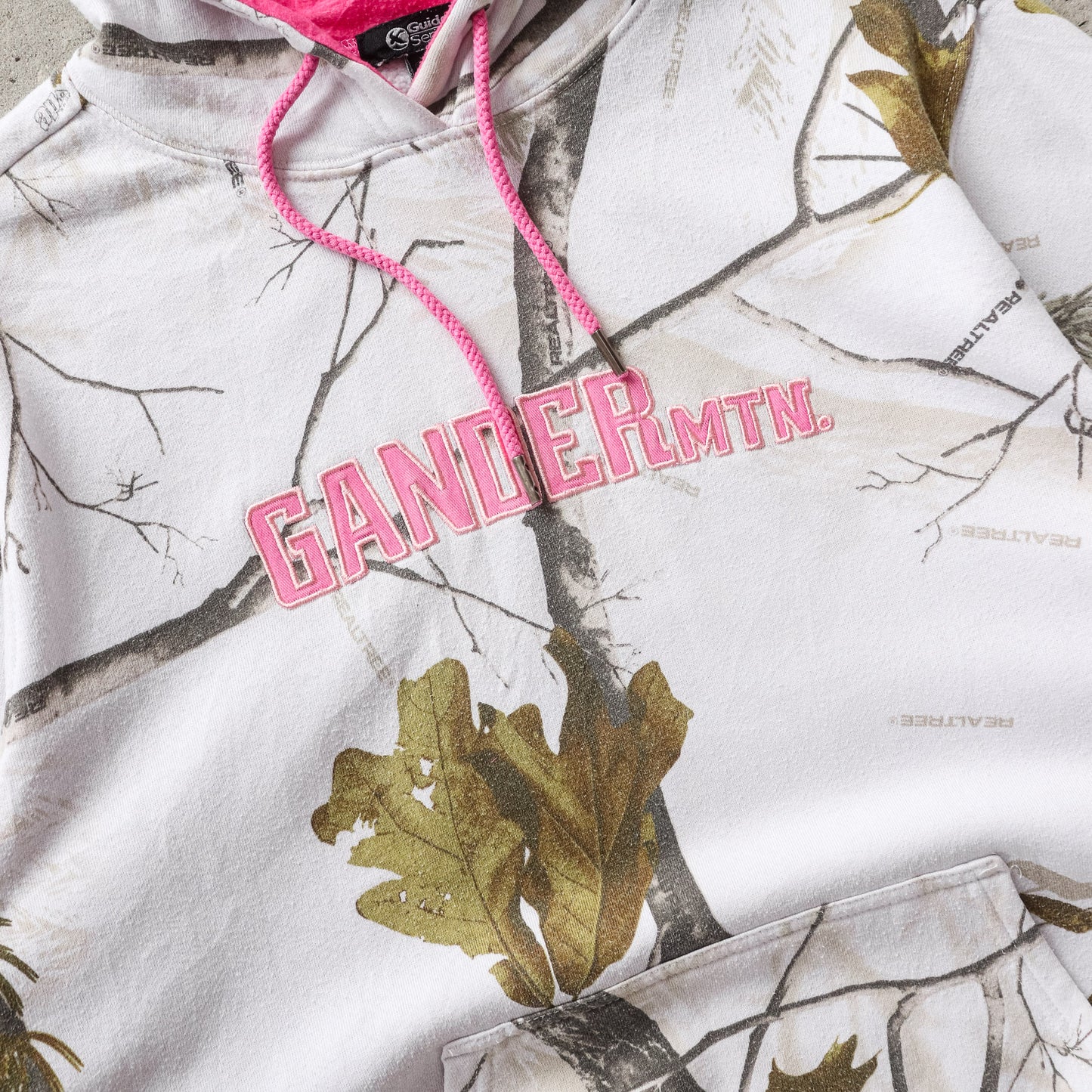 Vintage Realtree Snow Camo Hoodie - Women's L