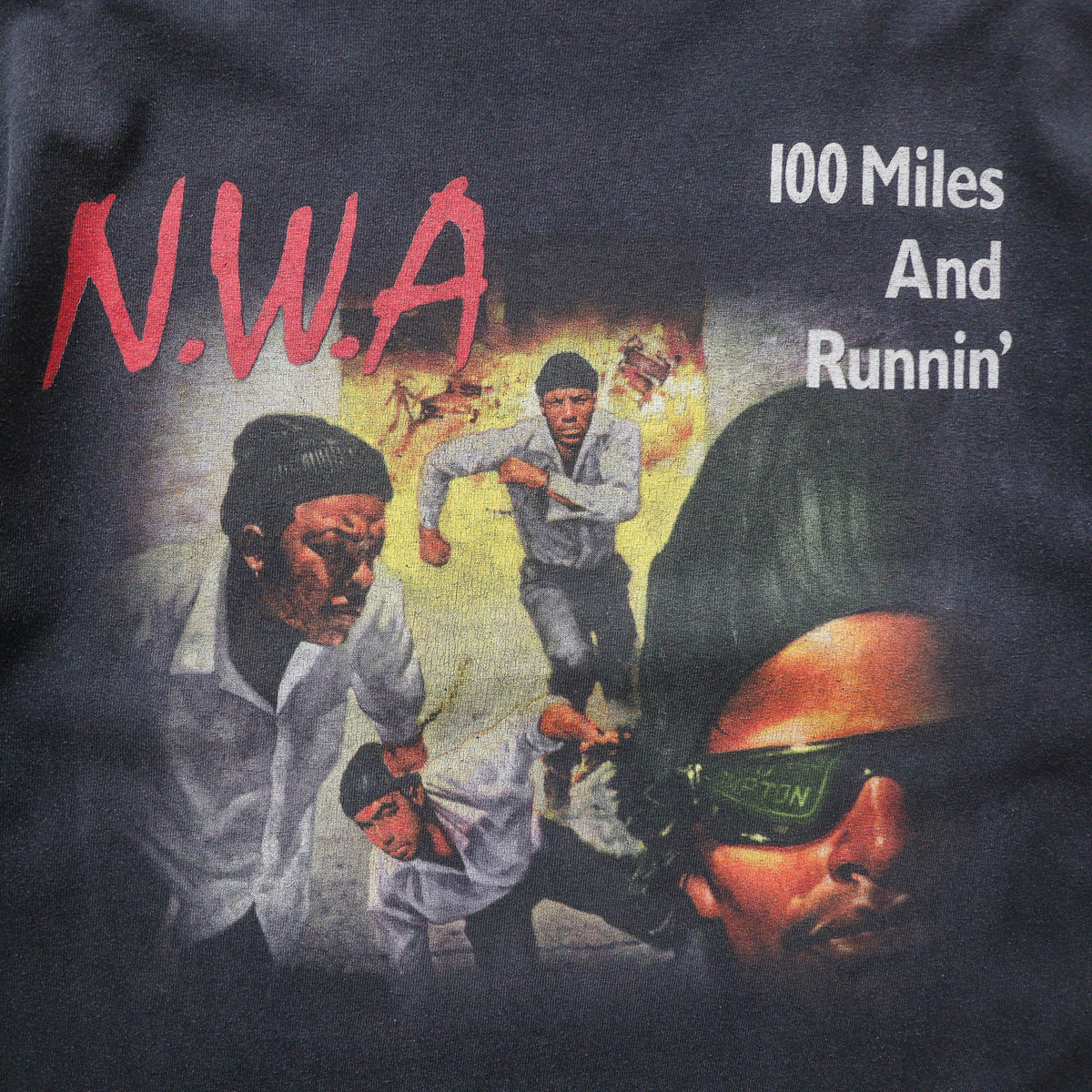 N.W.A. 100 Miles and Runnin Ruthless Records Tee – 2006 (M)
