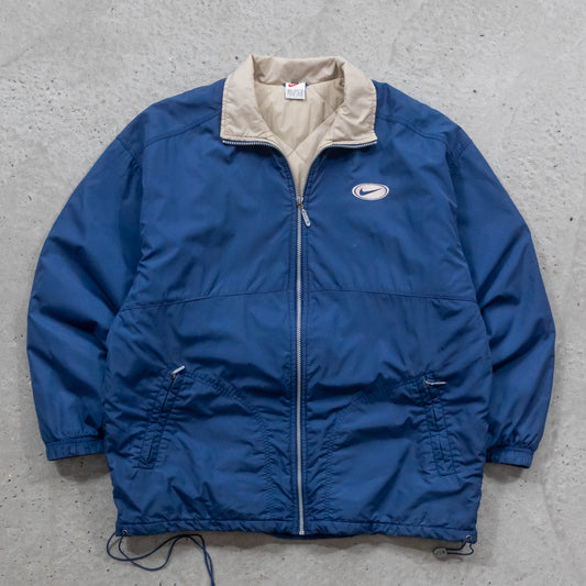 Nike Big Swoosh Insulated Coach Jacket - 90s (L) - AL Vintage