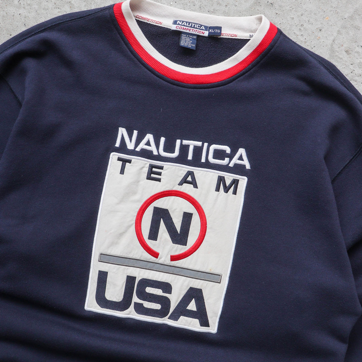 Nautica Competition Team USA Sweatshirt – 90s (XL)
