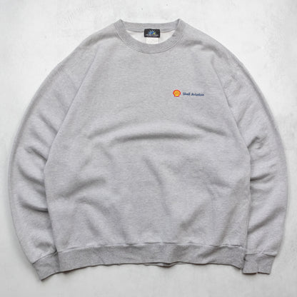 Vintage 90s Shell Aviation Sweatshirt - XL