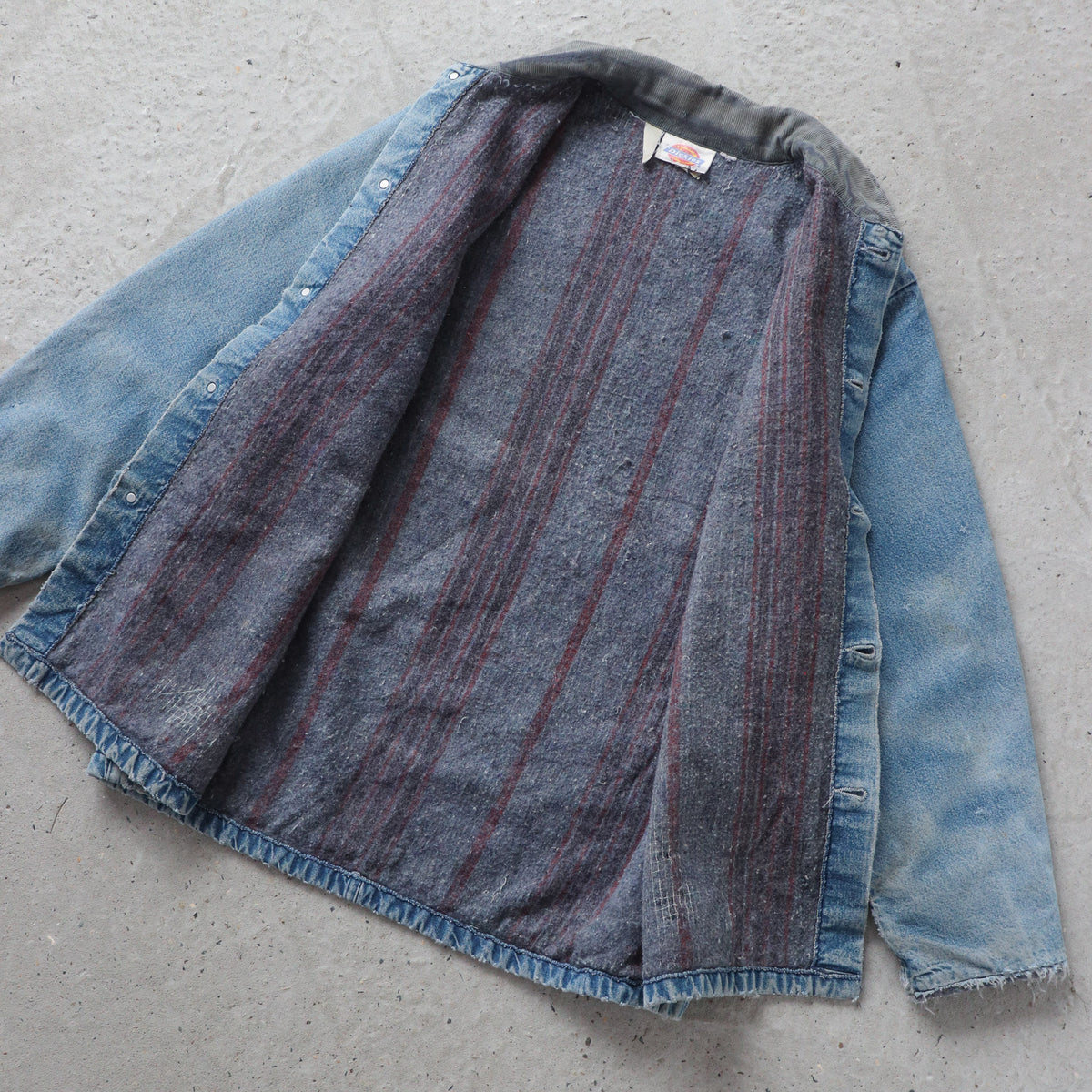 Dickies Blanket Lined Denim Chore Jacket – 90s (L)