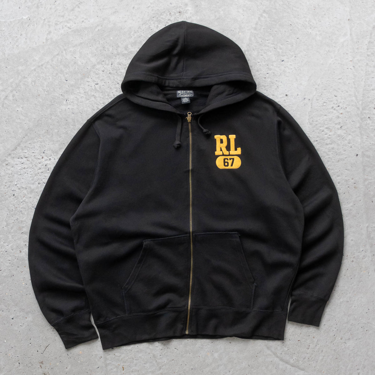 Polo Ralph Lauren RL67 Zip-Up Hoodie - 90s (L)
