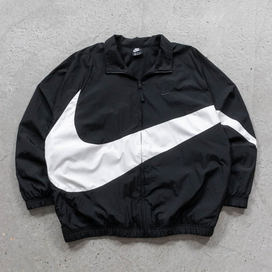 Nike Big Swoosh Windbreaker Jacket - 2000s (XXL) - AL Vintage