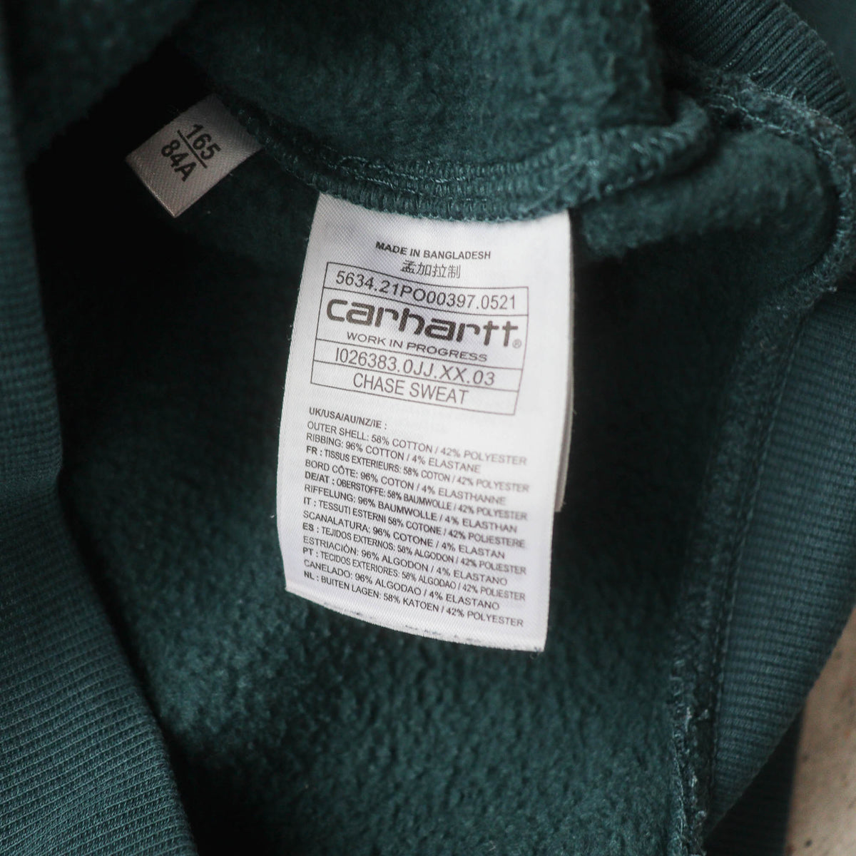 Carhartt WIP Chase Sweatshirt – 2000s (XS)