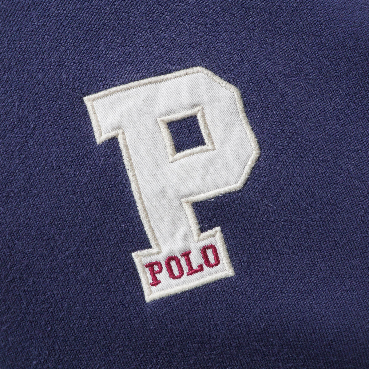 Polo Ralph Lauren P Logo 1/4 Zip Sweatshirt – 90s (L)