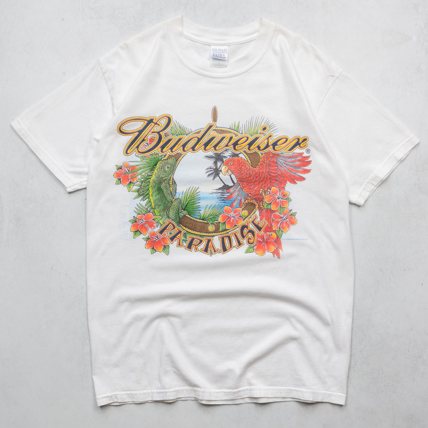 Vintage 2000 Budweiser Paradise Tee - M