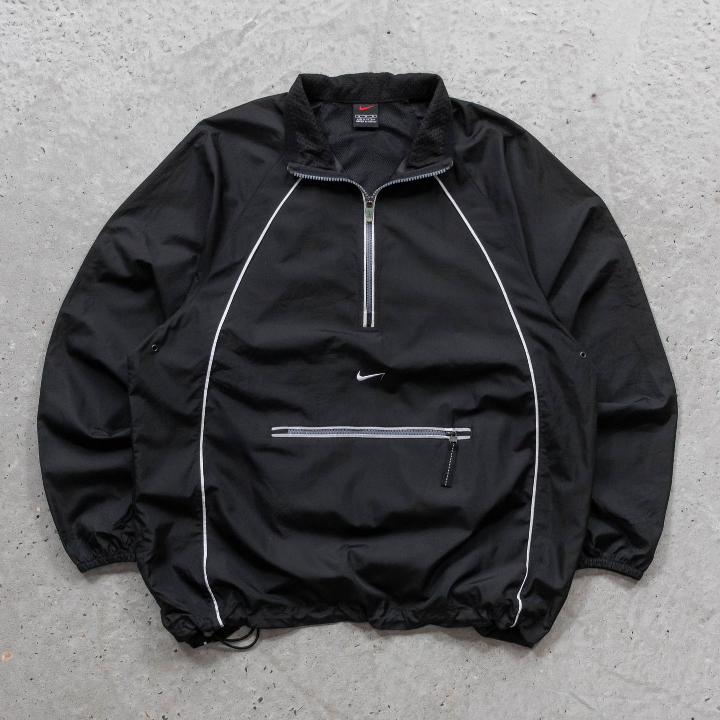 Nike Mini Swoosh 1/4 Zip Windbreaker Jacket - 90s (M)