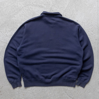 Polo Ralph Lauren P Logo 1/4 Zip Sweatshirt – 90s (L)