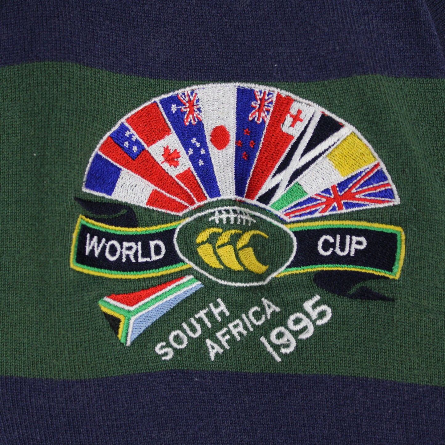 Vintage 1995 Rugby World Cup South Africa Canterbury Jersey - XXL