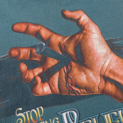 Vintage 90s Jesus Stop Doubting & Believe Tee - XXL - AL Vintage