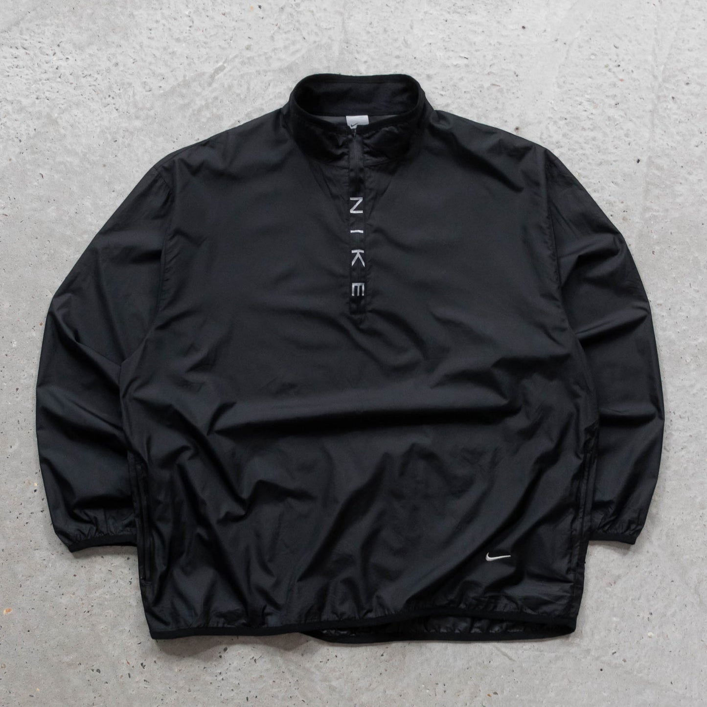 Nike Spellout 1/4 Zip Windbreaker Jacket - 2000s (XXL)