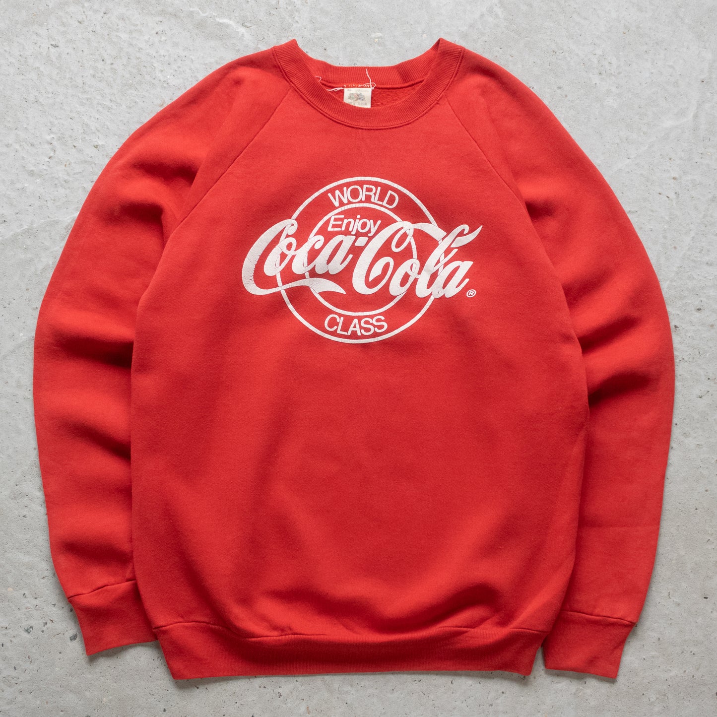 Vintage 80s Coca-Cola World Class Sweatshirt - XL