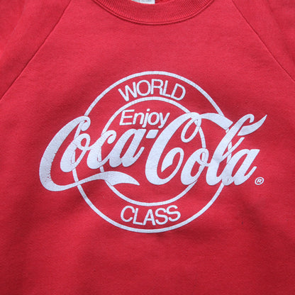 Vintage 80s Coca-Cola World Class Sweatshirt - XL