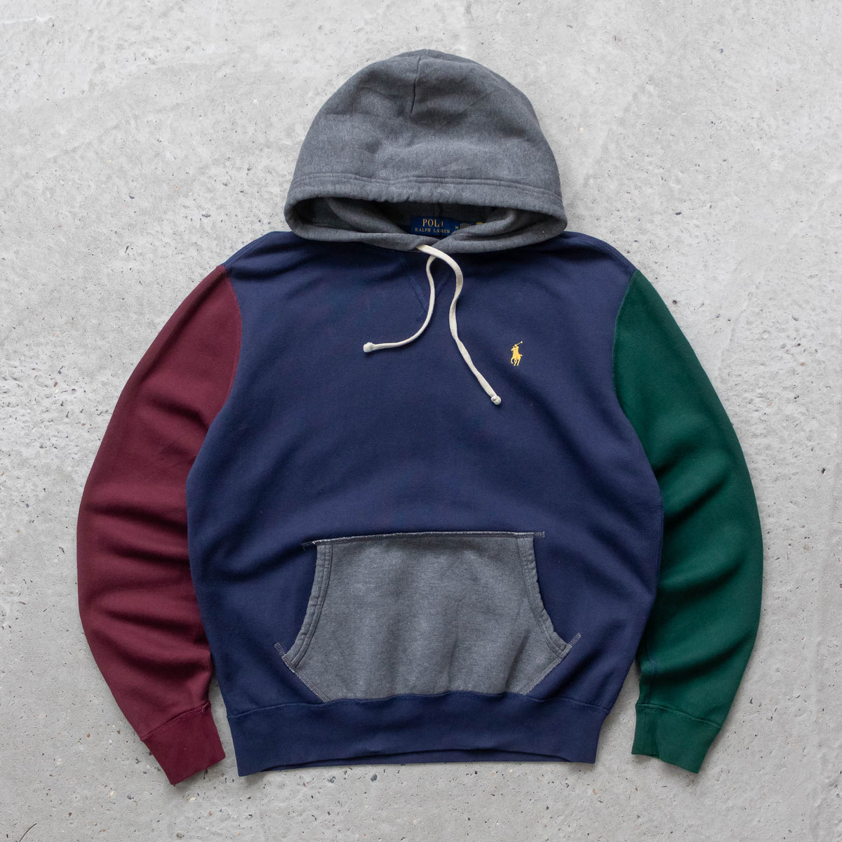 Polo Ralph Lauren Colour Block Hoodie – 2000s (M)