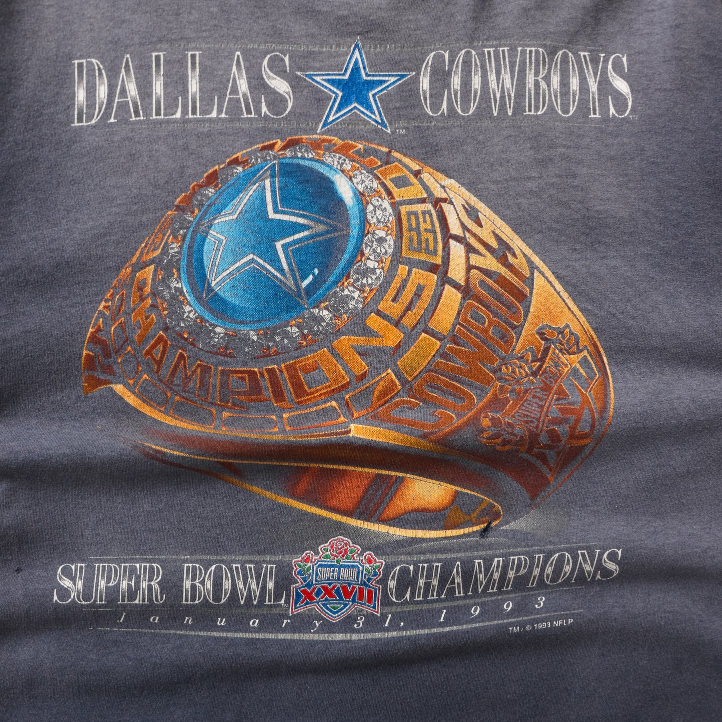 Vintage 1994 Dallas Cowboys Super Bowl NFL Tee - XL