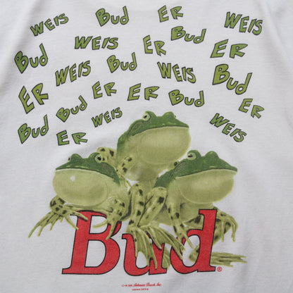 Vintage 1995 Budweiser Frogs Tee - XL