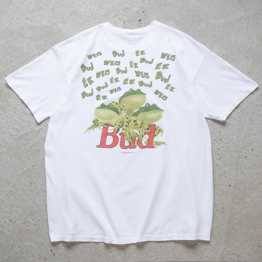 Vintage 1995 Budweiser Frogs Tee - XL