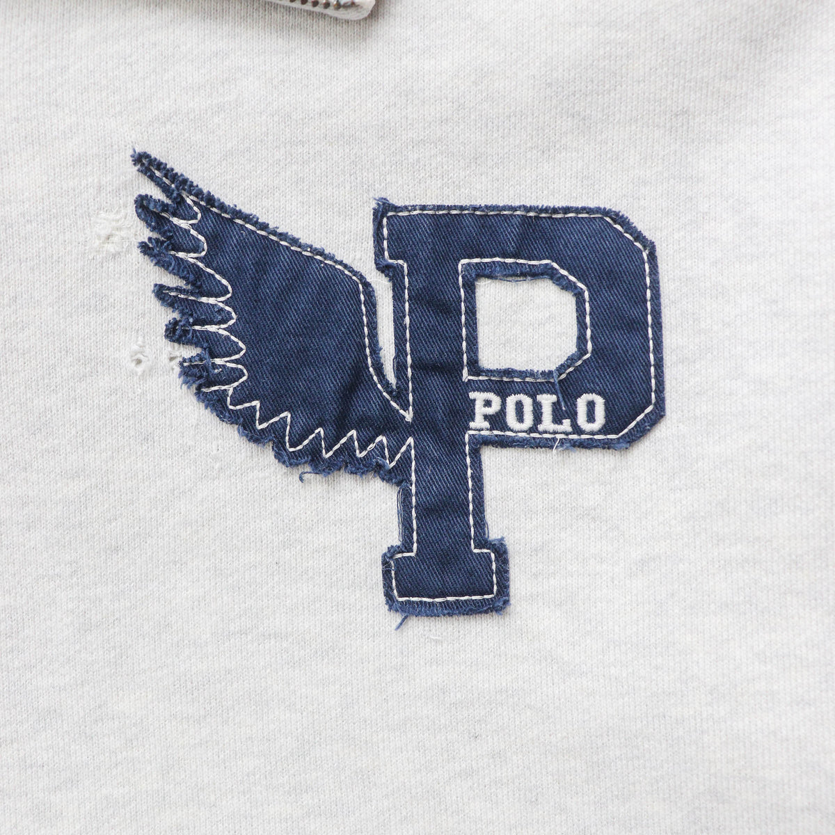 Polo Ralph Lauren P-Wing 1/4 Zip Sweatshirt - 90s (XL)