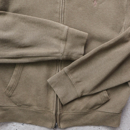 Polo Ralph Lauren Ribbed Zip-Up Hoodie – 2000s (M)