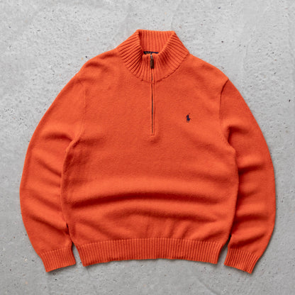 Polo Ralph Lauren 1/4 Zip Knit Sweater - 2000s (L)