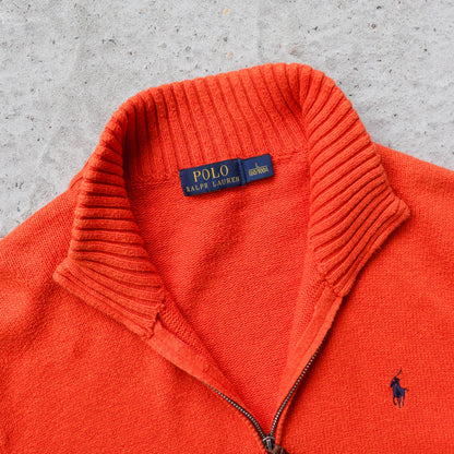 Polo Ralph Lauren 1/4 Zip Knit Sweater - 2000s (L)