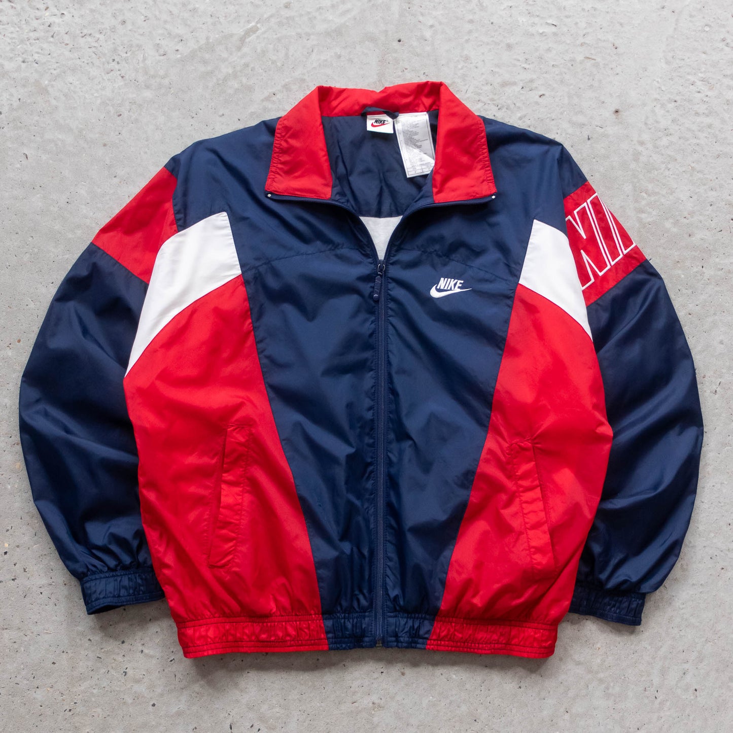 Nike Spellout Colourblock Windbreaker Jacket - 90s (S)